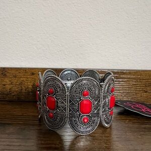 Paparazzi Jewelry Turn Up The Tropical Heat Red Bracelet New